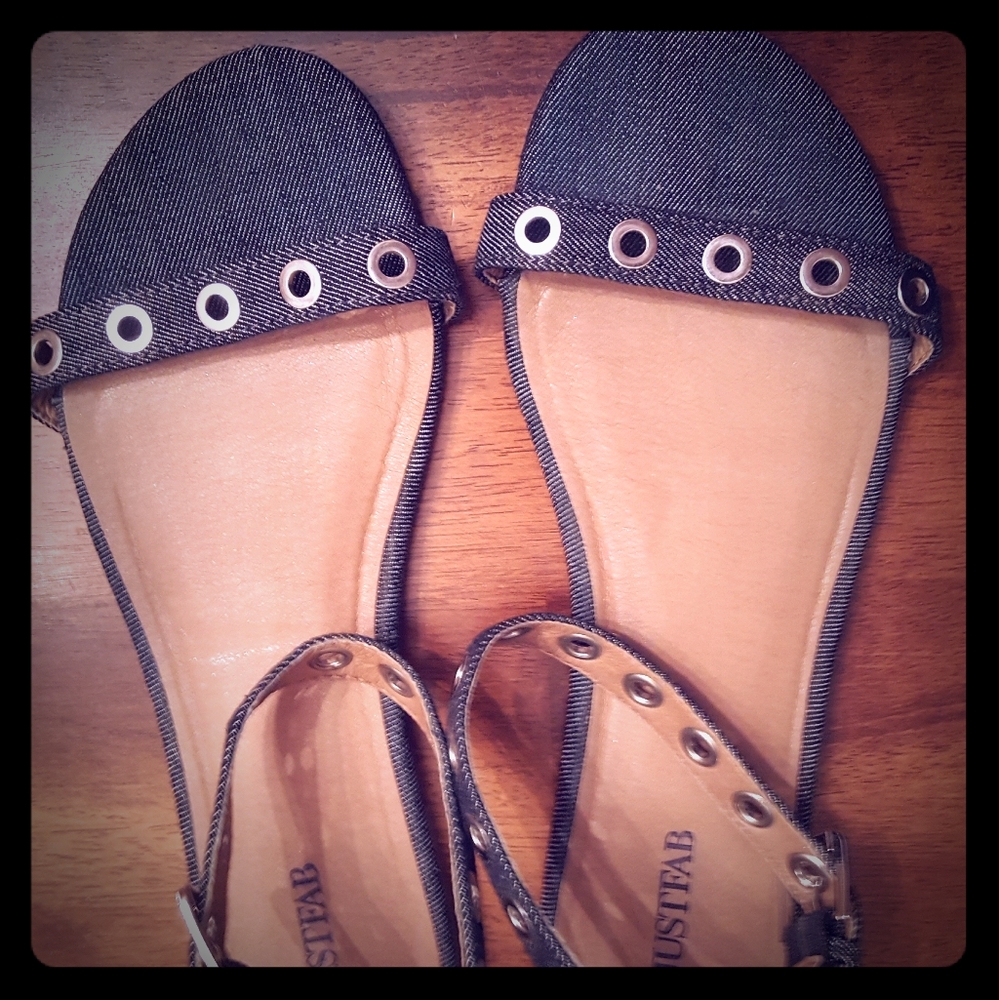 Denim Sandals